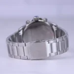 بند ساعت مچی عقربه‌ای کرست مردانه فلزی صفحه مشکی 6222/6