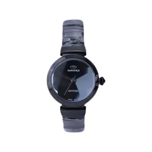 ساعت مچی الگانس زنانه فلزی صفحه آینه ای مشکی ER 2178/3