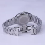 قفل ساعت مچی الگانس زنانه فلزی نقره ای صفحه سفید ER 2208/1