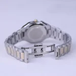 قفل ساعت مچی الگانس زنانه فلزی نقره ای طلایی صفحه سبز ER 2208/3
