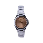 ساعت مچی الگانس زنانه فلزی قاب چندضلعی صفحه بژ ER 2226/1