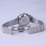 قفل ساعت مچی الگانس زنانه فلزی صفحه آبی قاب چندضلعی ER 2226/5