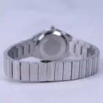 بند ساعت مچی الگانس زنانه فلزی قاب گرد نقره ای ER 2227/3