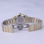 قفل ساعت مچی الگانس زنانه فلزی قاب گرد طلایی ER 2227/4