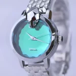 صفحه ساعت مچی الگانس زنانه فلزی نقره ای طرح مار ER 2204/2