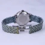 قفل ساعت مچی الگانس زنانه بند فلزی سبز طرح مار ER 2204/8