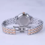 قفل ساعت مچی الگانس زنانه فلزی نقره ای رزگلد طرح مار ER 2204/9