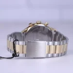 بند ساعت مچی لاکسمی مردانه فلزی نقره ای طلایی کرنوگراف G 8120/5