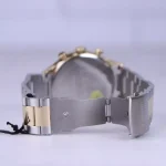 قفل ساعت مچی لاکسمی مردانه فلزی نقره ای طلایی کرنوگراف G 8120/5