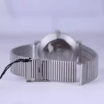 قفل ساعت مچی لاکسمی مردانه فلزی نقره ای صفحه سفید G 8121/1