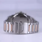 بند ساعت مچی لاکسمی مردانه فلزی نقره ای رزگلد کرنوگراف G 8125/5