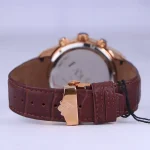 بند ساعت مچی لاکسمی مردانه چرم قهوه ای کرنوگراف G 8539/17