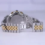 قفل ساعت مچی لاکسمی مردانه فلزی نقره ای طلایی کرنوگراف G 8545/4