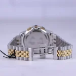 قفل ساعت مچی لاکسمی کرنوگراف زنانه فلزی نقره ای طلایی L 8545/4
