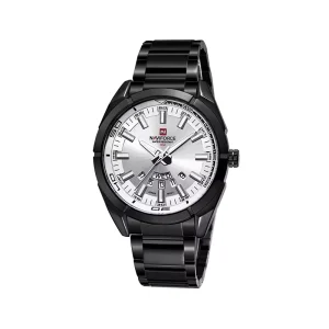 ساعت مچی مردانه نیوی فورس فلزی مشکی صفحه سفید 9038/1