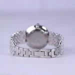 بند ساعت عقربه ای رویال کرون زنانه استیل فول نگین نقره ای 3001/4