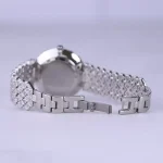 قفل ساعت عقربه ای رویال کرون زنانه استیل فول نگین نقره ای 3001/4
