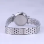 بند ساعت مچی سولیدا زنانه فلزی نقره ای قاب نگین دار 5123/1