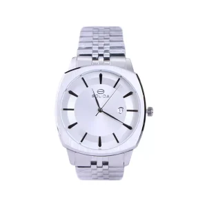 ساعت مچی سولیدا مردانه فلزی قاب مربع نقره ای G 6113/1