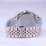 بند ساعت مچی سولیدا مردانه فلزی قاب مربع نقره ای رزگلد G 6113/11