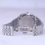 قفل ساعت مچی سولیدا مردانه فلزی قاب مربع صفحه آبی G 6113/2