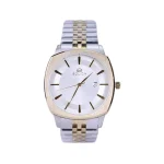 ساعت مچی سولیدا مردانه فلزی قاب مربع نقره ای طلایی G 6113/8