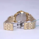 قفل ساعت مچی عقربه ای سولیدا زنانه فلزی طلایی L2135/5