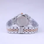 بند ساعت مچی سولیدا زنانه فلزی قاب مربع نقره ای رزگلد L 6113/11