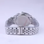 بند ساعت عقربه ای سولیدا زنانه فلزی قاب مربع نقره ای L 6113/1