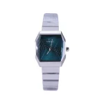 ساعت مچی سولیدا زنانه فلزی صفحه چندضلعی سبز L 6122/5