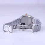 قفل ساعت مچی سولیدا زنانه فلزی صفحه مربع نقره ای L 6123/10