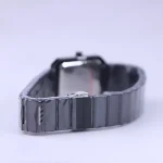 بند ساعت مچی سولیدا زنانه فلزی قاب مستطیل صفحه نارنجی L 6126/14