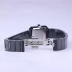 قفل ساعت مچی سولیدا زنانه فلزی قاب مستطیل صفحه نارنجی L 6126/14