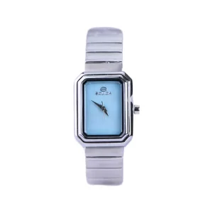ساعت مچی سولیدا زنانه فلزی قاب مستطیل صفحه آبی L 6126/6