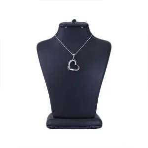 گردنبند استیل مجلسی زنانه آویز قلب