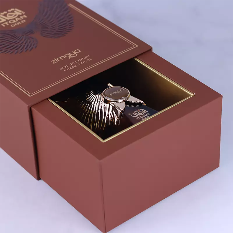 جعبه ادکلن اتقان گلد زیمایا