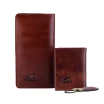 ست کیف کتی و جاکارتی و جاکلیدی چرم آترینا