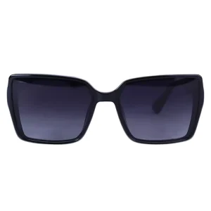 عینک آفتابی دیور زنانه فریم مربع مشکی پلاریزه p 2304/2