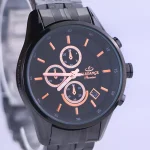 صفحه ساعت عقربه ای الگانس پریمیر زنانه فلزی مشکی L 1306/8