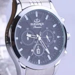 نمای نزدیک ساعت مچی الگانس پریمیر مردانه فلزی صفحه مشکی G 1319/3