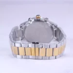 بند ساعت مچی الگانس مردانه فلزی نقره ای طلایی G 9766/16