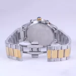 قفل ساعت مچی الگانس مردانه فلزی نقره ای طلایی G 9766/16