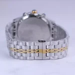 قفل ساعت مچی عقربه ای الگانس مردانه فلزی نقره ای طلایی G 9766/11