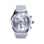 ساعت مچی الگانس مردانه فلزی نقره ای صفحه سفید G 9766/9