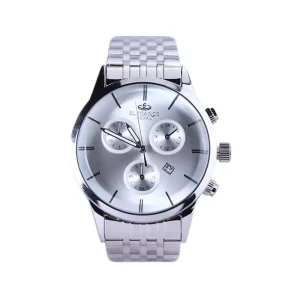 ساعت مچی الگانس مردانه فلزی نقره ای صفحه سفید G 9766/9