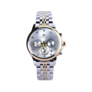 ساعت مچی الگانس زنانه فلزی نقره ای طلایی L 9766/12