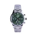 ساعت مچی الگانس زنانه فلزی نقره ای صفحه سبز L 9766/8