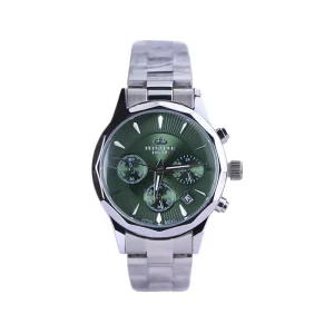 ساعت مچی الگانس زنانه فلزی نقره ای صفحه سبز L 9766/8