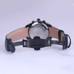 قفل ساعت مچی عقربه ای الگانس زنانه بند چرم مشکی L 1202/4