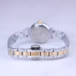 بند ساعت عقربه ای الگانس زنانه فلزی نقره ای طلایی 008017/4